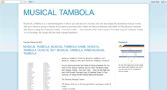 Desktop Screenshot of musical-tambola.blogspot.com