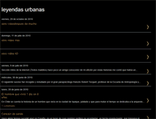 Tablet Screenshot of leyendasurbanaas.blogspot.com