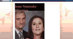 Desktop Screenshot of jesusnamesakeministries.blogspot.com