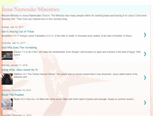 Tablet Screenshot of jesusnamesakeministries.blogspot.com