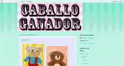 Desktop Screenshot of caballoganador.blogspot.com