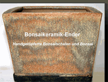 Tablet Screenshot of bonsai-keramik-ender.blogspot.com