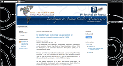 Desktop Screenshot of festivaldepoesiacarlosmontemayor.blogspot.com