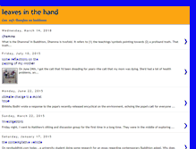 Tablet Screenshot of leavesinthehand.blogspot.com