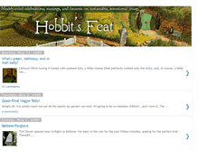 Tablet Screenshot of hobbitsfeat.blogspot.com