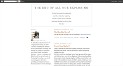 Desktop Screenshot of endofourexploring.blogspot.com