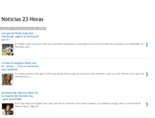 Tablet Screenshot of noticias23horas.blogspot.com
