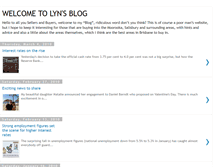 Tablet Screenshot of lynrowe.blogspot.com