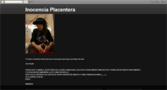 Desktop Screenshot of inocenciaplacentera.blogspot.com