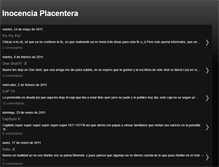 Tablet Screenshot of inocenciaplacentera.blogspot.com