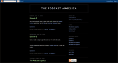 Desktop Screenshot of podcastangelica.blogspot.com