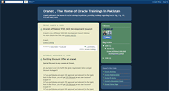 Desktop Screenshot of oracle-trainings.blogspot.com