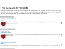 Tablet Screenshot of free-compatibility-report.blogspot.com