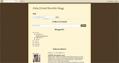 Desktop Screenshot of johnstorvik.blogspot.com
