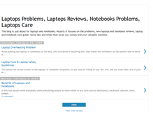 Tablet Screenshot of laptopsproblems.blogspot.com