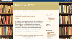 Desktop Screenshot of literatura-prea.blogspot.com