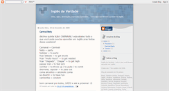 Desktop Screenshot of inglesdeverdade.blogspot.com
