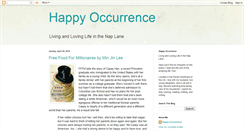 Desktop Screenshot of happyoccurrence.blogspot.com