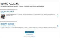 Tablet Screenshot of devotomagazine.blogspot.com