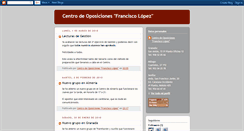 Desktop Screenshot of centrofranciscolopez.blogspot.com