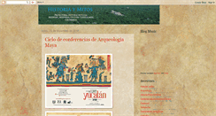 Desktop Screenshot of historiaymitos.blogspot.com