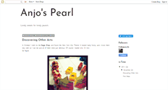 Desktop Screenshot of anjos-pearl.blogspot.com