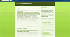 Desktop Screenshot of conama-normativas.blogspot.com