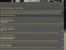 Tablet Screenshot of nodirectionsnoidea.blogspot.com