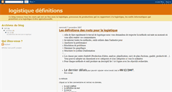 Desktop Screenshot of logistiquedefinition.blogspot.com