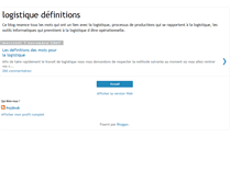 Tablet Screenshot of logistiquedefinition.blogspot.com