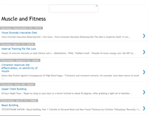 Tablet Screenshot of muscle-fitness.blogspot.com