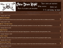 Tablet Screenshot of chowdownright.blogspot.com