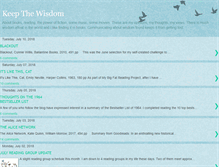 Tablet Screenshot of keepthewisdom.blogspot.com