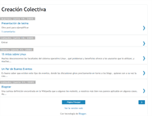 Tablet Screenshot of creacioncolectiva.blogspot.com
