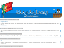 Tablet Screenshot of blogdojhony.blogspot.com