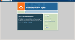 Desktop Screenshot of iqbal.blogspot.com