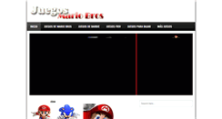 Desktop Screenshot of juegos-mario-bros.blogspot.com