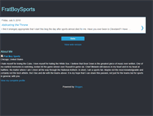 Tablet Screenshot of fratboysports.blogspot.com