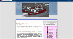 Desktop Screenshot of cronocero.blogspot.com