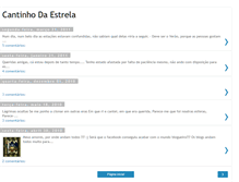 Tablet Screenshot of cantinhodaestrela.blogspot.com