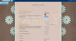 Desktop Screenshot of nickeltalk.blogspot.com