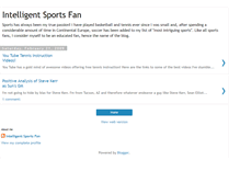 Tablet Screenshot of intelligentsportsfan.blogspot.com