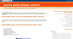 Desktop Screenshot of patek-philippe-watch.blogspot.com