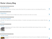 Tablet Screenshot of librarychica-porterlibraryblog.blogspot.com