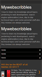Mobile Screenshot of mywebscribbles.blogspot.com