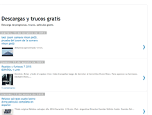 Tablet Screenshot of descargastrucosgratis.blogspot.com