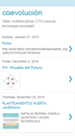 Mobile Screenshot of coevolucion-2010.blogspot.com
