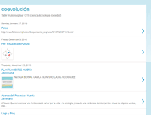 Tablet Screenshot of coevolucion-2010.blogspot.com