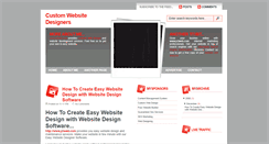 Desktop Screenshot of customwebsitedesigners.blogspot.com