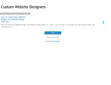 Tablet Screenshot of customwebsitedesigners.blogspot.com